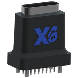 XB-TYPE C 16P-5 방수 TYPE C 콘센트 높이 13mm 16P 수직 Typec 방수 모좌 DIP H=13.0